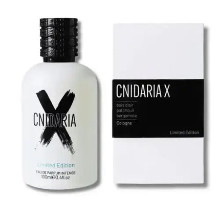 Samam Cnidaria X Limited Edition EDP 100ml bottle and packaging, showcasing elegant design and fragrance details.