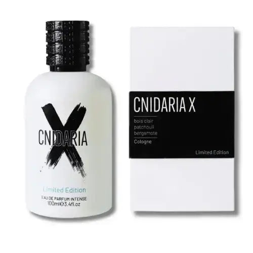 Samam Cnidaria X Limited Edition EDP 100ml bottle and packaging, showcasing elegant design and fragrance details.