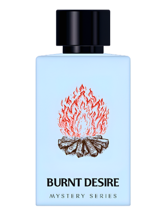 Nexpo Burnt Desire Extrait De Parfum 100ml bottle featuring a flame design, representing passion and intensity.