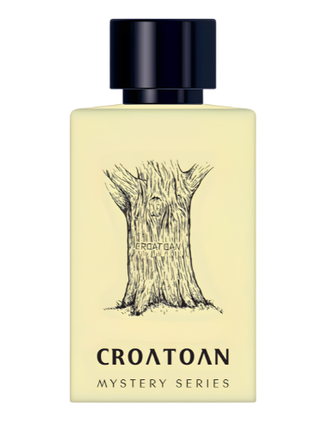 Nexpo Croatoan Extrait De Parfum 100ml bottle from the Mystery Series with a tree design.