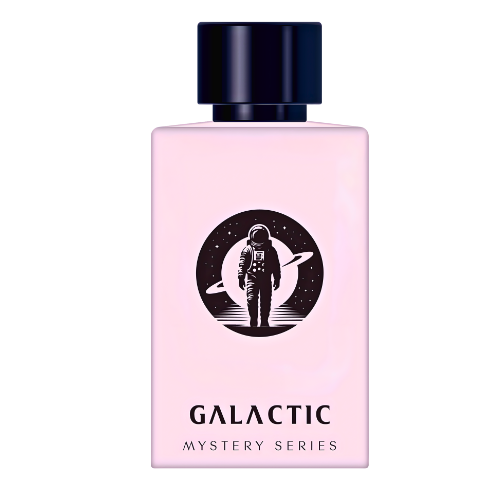 Nexpo Galactic Extrait De Parfum 100ml bottle featuring an astronaut in a cosmic design.