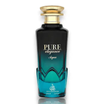 Pure Elegance Aqua Eau de Parfum 100ml bottle featuring a sophisticated design and elegant colors.