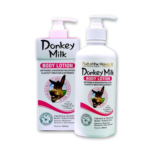 Donkey Milk Body Lotion 400ml Pink | Rafoof