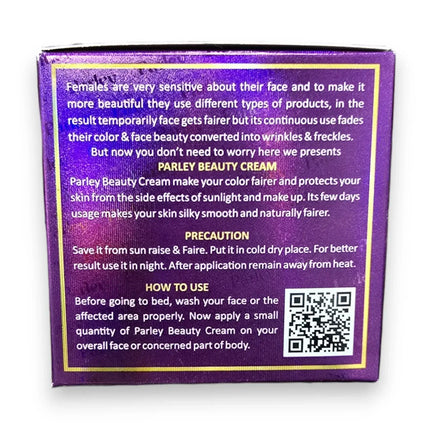 Parley Beauty Cream for Radiant Smooth Skin 30g | Rafoof