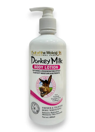 Donkey Milk Body Lotion by Wokali 400ml Pink | Rafoof