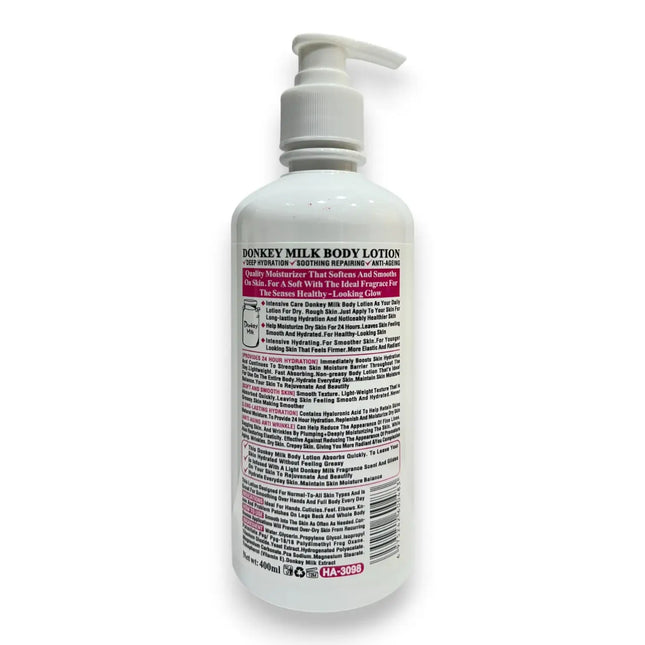 Donkey Milk Body Lotion by Wokali 400ml Pink | Rafoof