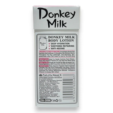 Donkey Milk Body Lotion by Wokali 400ml Pink | Rafoof