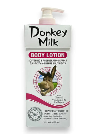 Donkey Milk Body Lotion by Wokali 400ml Pink | Rafoof