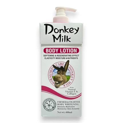 Donkey Milk Body Lotion by Wokali 400ml Pink | Rafoof