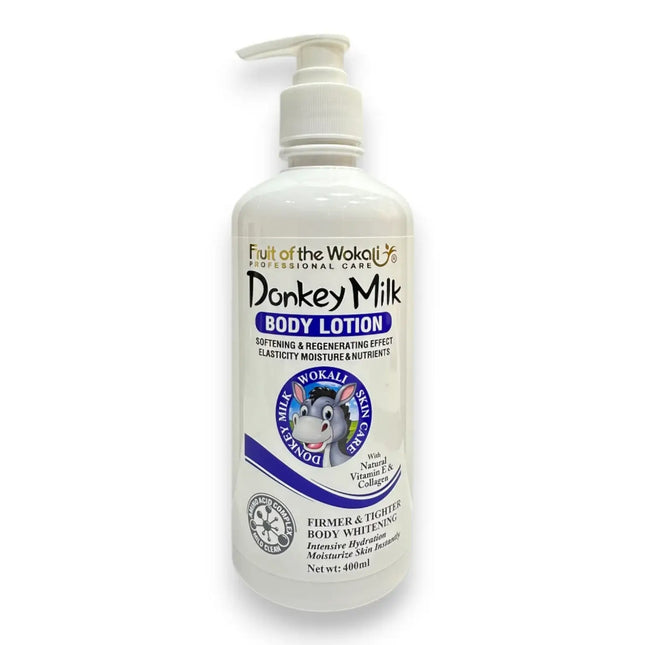Donkey Milk Body Lotion by Wokali 400ml Blue | Rafoof