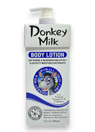 Donkey Milk Body Lotion by Wokali 400ml Blue | Rafoof