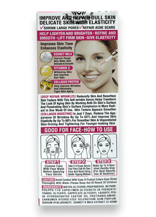 Donkey Milk Facial Serum 50ml Pink | Rafoof
