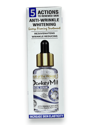 Donkey Milk Facial Serum 50ml Blue | Rafoof