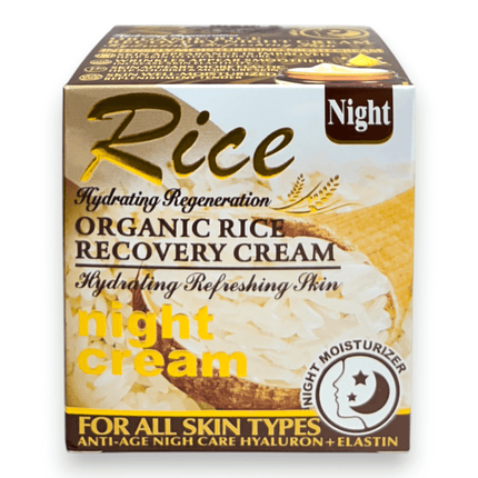 Organic Rice Recovery Night Cream 55g Moisturizer | Rafoof