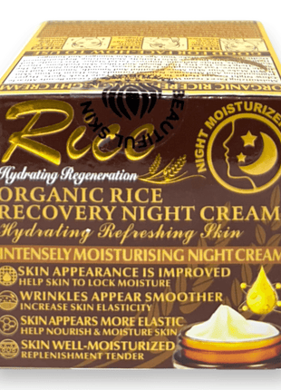 Organic Rice Recovery Night Cream 55g Moisturizer | Rafoof