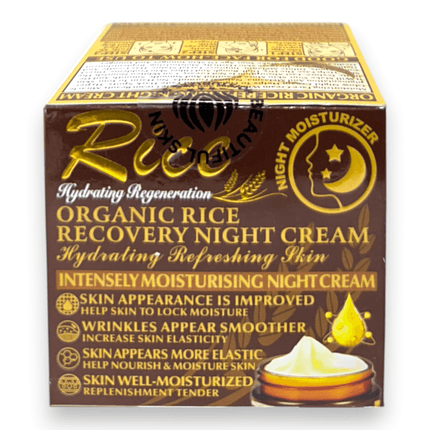 Organic Rice Recovery Night Cream 55g Moisturizer | Rafoof