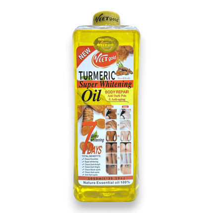 Veetgold Turmeric Even Tone Nourishing Body Oil 1000ml | Rafoof