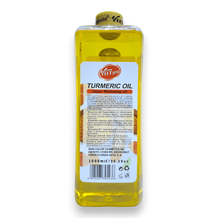 Veetgold Turmeric Even Tone Nourishing Body Oil 1000ml | Rafoof