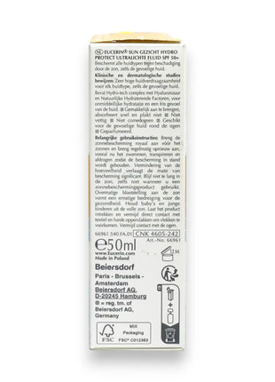 Eucerin Hydro Protect Ultra Light Fluid SPF50 50ml | Rafoof