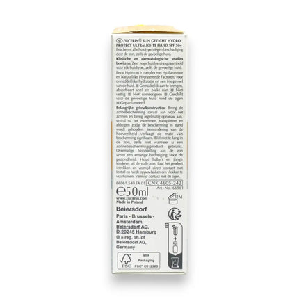 Eucerin Hydro Protect Ultra Light Fluid SPF50 50ml | Rafoof
