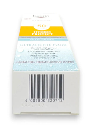 Eucerin Hydro Protect Ultra Light Fluid SPF50 50ml | Rafoof
