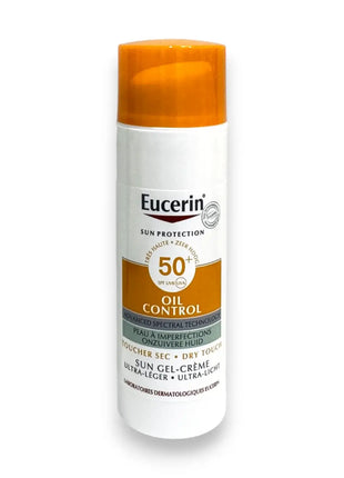 Eucerin Oil Control Sun Gel Cream SPF 50 50ml | Rafoof