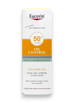 Eucerin Oil Control Sun Gel Cream SPF 50 50ml | Rafoof