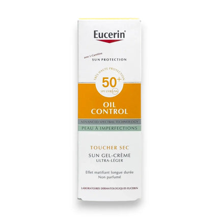 Eucerin Oil Control Sun Gel Cream SPF 50 50ml | Rafoof