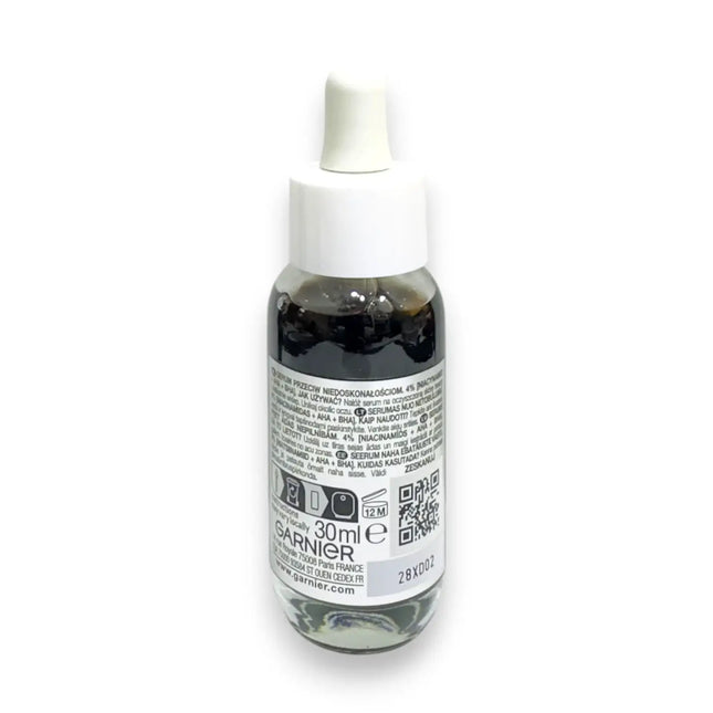 Garnier Pure Active AHA BHA Charcoal Face Serum 30ml | Rafoof