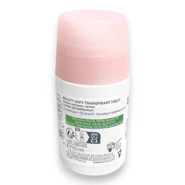 Vichy Beauty Anti Perspirant Deodorant Roll On 50ml | Rafoof
