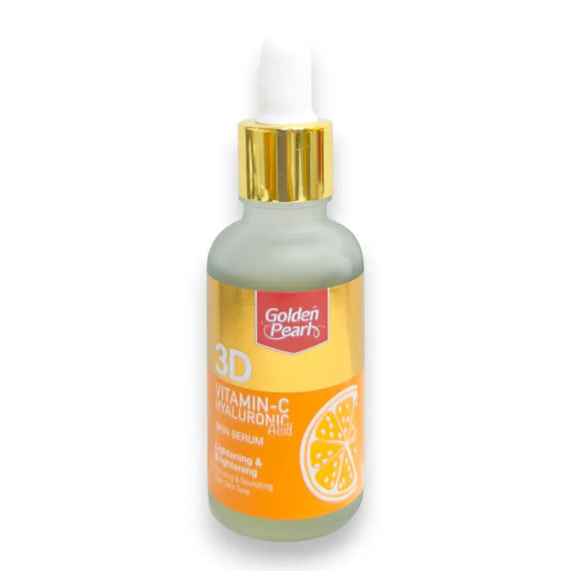 Golden Pearl 3D Vitamin C Hyaluronic Acid Serum 30ml | Rafoof
