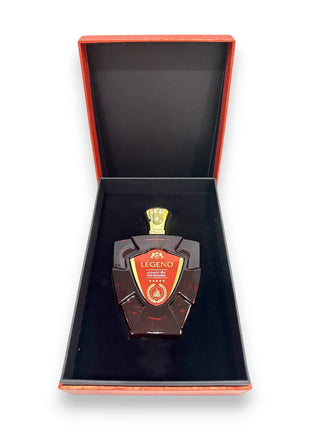 Legend Red Oud Khaleeji Eau de Parfum 100ml presented in an elegant box, showcasing its luxurious design.