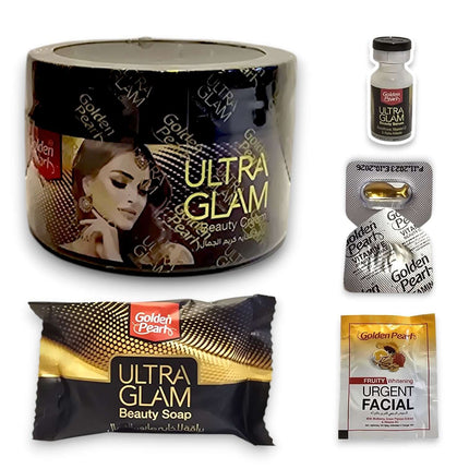 Golden Pearl Ultra Glam 5 in 1 Complete Skincare Pack | Rafoof