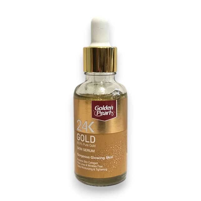 Golden Pearl 24K Gold Skin Serum with Vitamins E and B3 | Rafoof