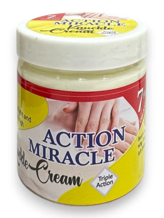 Action Miracle Knuckle Cream 300g jar for intensive care of dry, rough skin on knuckles, elbows, and knees.