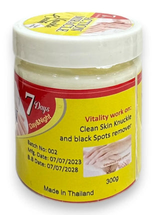 Action Miracle Knuckle Cream 300g jar for intensive care of dry and rough skin on knuckles and elbows.