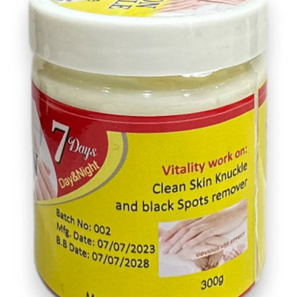 Action Miracle Knuckle Cream 300g jar for intensive care of dry and rough skin on knuckles and elbows.