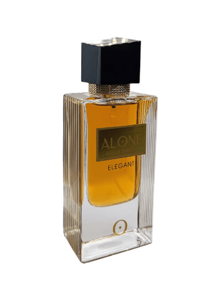 Alone Elegant Eau De Parfum 60ml in a stylish bottle with a black cap and gold detailing.