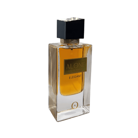 Alone Elegant Eau De Parfum 60ml in a stylish bottle with a black cap and gold detailing.