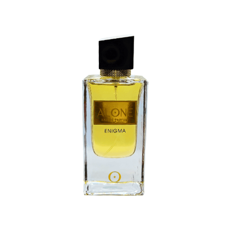 Alone Enigma Eau De Parfum 60ml bottle showcasing its elegant design and captivating fragrance.