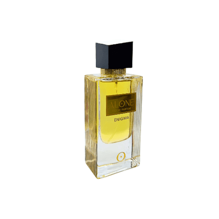 Alone Enigma Eau De Parfum 60ml bottle showcasing its elegant design and captivating fragrance.