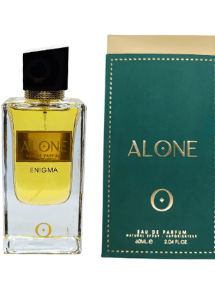 Alone Enigma Eau De Parfum 60ml bottle and box displayed together.