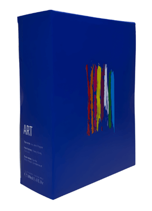 Art Samam Unisex Eau De Parfum 100ml packaging with vibrant colors and artistic design.