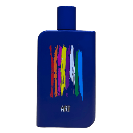 Art Samam Unisex Eau De Parfum 100ml bottle with vibrant colors and artistic design