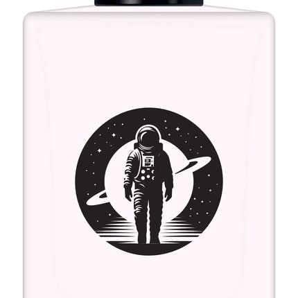 Nexpo Galactic Extrait De Parfum 100ml bottle featuring astronaut design in mysterious cosmic theme.