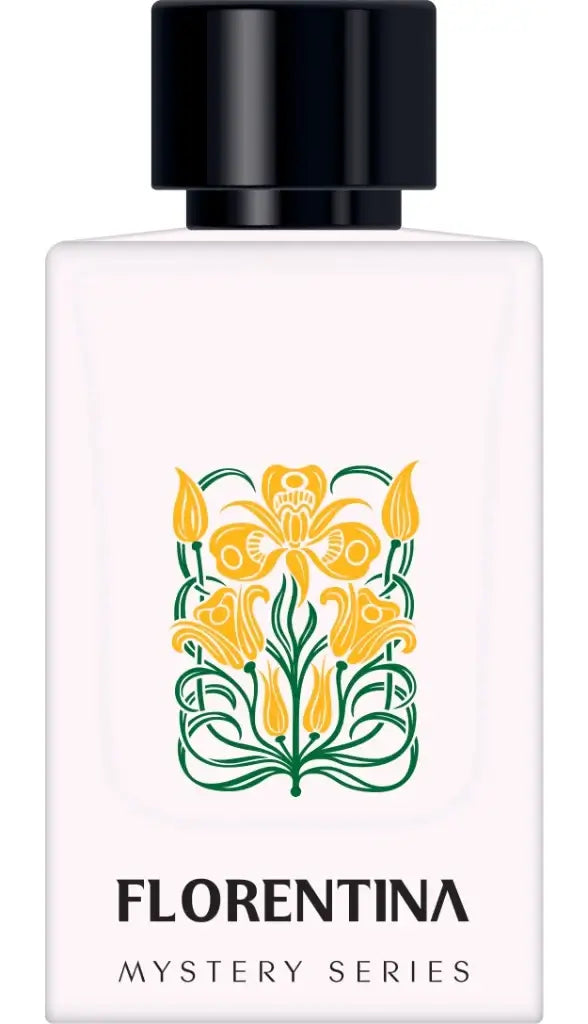 Nexpo Florentina Extrait De Parfum 100ml bottle with floral design, elegant fragrance from the Mystery Series.