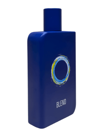 Blend Samam Unisex Eau De Parfum 100ml bottle featuring a blue design and circular logo.