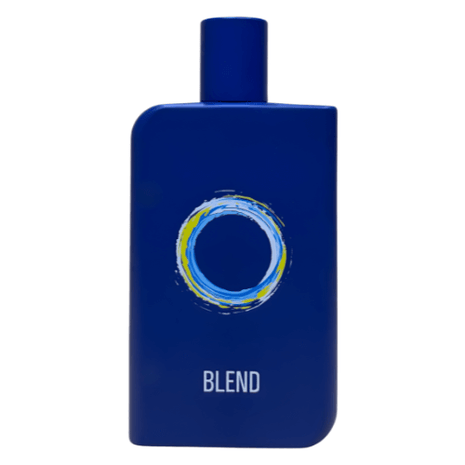 Blend Samam Unisex Eau De Parfum 100ml bottle in blue with a modern design.