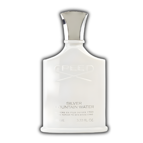 Creed Silver Mountain Water EDP 100ml bottle showcasing elegant design, perfect for fresh and crisp fragrance experience.