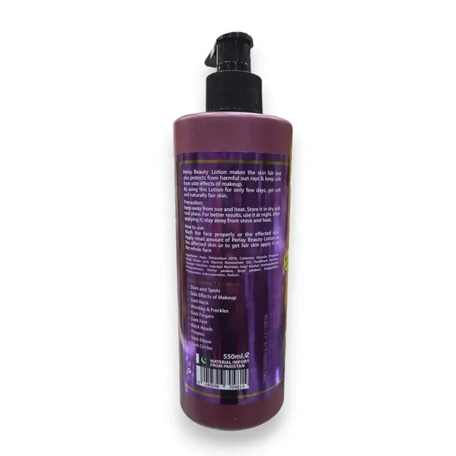 Perlay Beauty Lotion with Skin Brightening 550ml | Rafoof